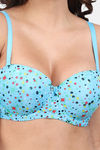 Amour Secret Padded Wired Demi Coverage T-Shirt Bra - Light Blue — thumbnail 4
